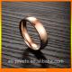 Trendy Rose Gold Plated Titanium Ring Jewelry GJ424