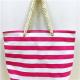 Samll Size Canvas Beach Bag, Cotton Rope Handle JH15106