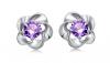TOLOVES Pendant Crystal Silver Earrings-Purple Plum,Amazon 30% discount?B01178VEU8?OCT