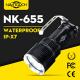 Ultra Bright Xm-L T6 LED Waterproof Rechargeable Aluminum Flashlight (NK-655)