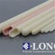 95 Alumina Ceramic Thermocouple Protection Tube Closed One End And Open Both End