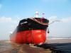 Vessel up to patent slip Warship marine airbag