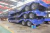2 3 4 Axles 30 40 50 60 T Tons Lowboy Lowbed Low Bed Trailer with material Q345