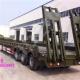 3 axle low bed trailer heavy equipment transport lowboy semi trailer