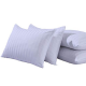 Cotton Sateen Stripe Zippered Pillowcase Slips