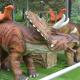 Artificial movable dinosaur skeleton rides mounts for dinosaur theme park kids rides