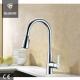 High Arc Rotatable Spout Pull-Down Sprayer Kitchen Faucets