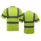 Polyester Safety T-shirt with collar