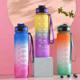Large capacity color frosted plastic motion filter bottle