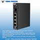 Safe And Reliable 4 LAN Port Industrial POE Ethernet Switch