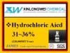 Hydrochloric Acid HCL 31% 36% Industrial food oil mining metal textile dye fertilizer low 