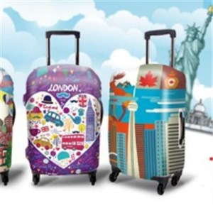 Custom Desgin Spandex Luggage Cover For Traveling