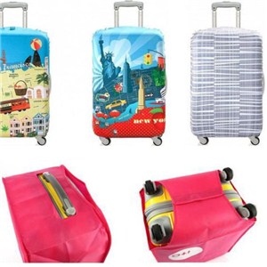 Elastic Suitcase Cover Printed Spandex Luggage Cover
