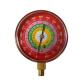 100mm Special Red Steel Case Cheap Type Single Tube Freon Pressure Manometer
