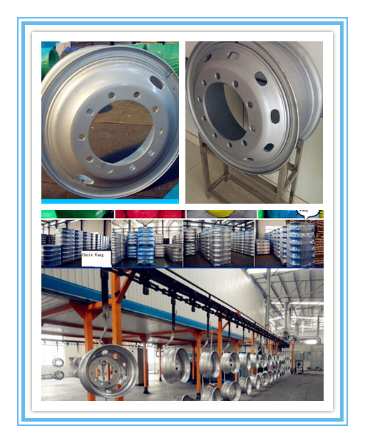 Alloy / Aluminum / Steel Truck and Trailer Wheel Rims for tube or tubeless
