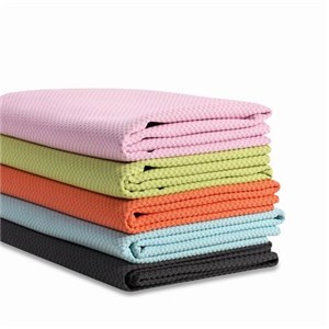 Hygroscopic Suede Checked Yoga Towel Mat