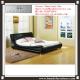 European style curve shape faux leather bed