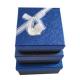 Blue Color Square Gift Paper Packaging Box