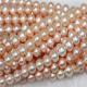 Freshwater Pearl Bead 4-5mm White Round Near Round Shell Pearl Strands Pearl Necklace Whol