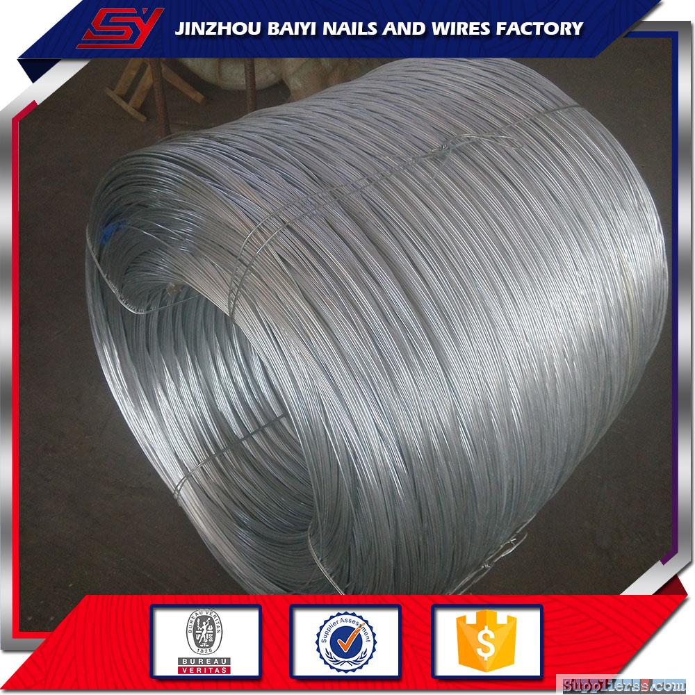 inZhou BaiYi Zinc coated Galvanized Binding Wire