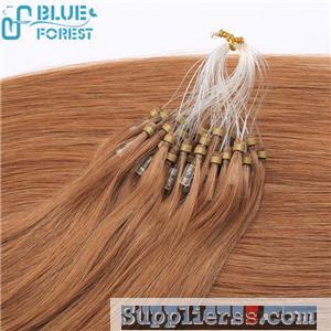 Micro Ring Human Hair Extensions Customized Colors & Textures
