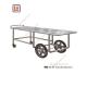 Funeral equipment Stainess Steel Corpse Cart with big tyer,Corpse Cart,Mortuary Trolley ,B