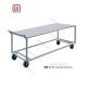 Funeral equipment Stainess Steel Body Transfer Trolley with caster Mortuary Trolley,Corpse
