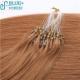 Micro Ring Human Hair Extensions Customized Colors & Textures