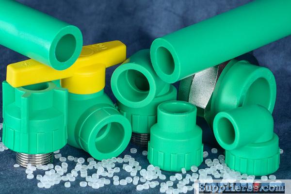 PP-R pipes for use in hot&cold water and heating systems