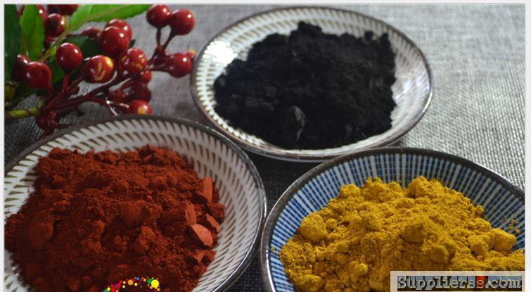 Cosmetic iron oxide red, iron oxide black, iron oxide yellow, titanium dioxide, ultramarin