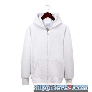 OEM 60 Cotton 40 Polyester Heavy Thick Plain Hoodies For Men With Zipper
