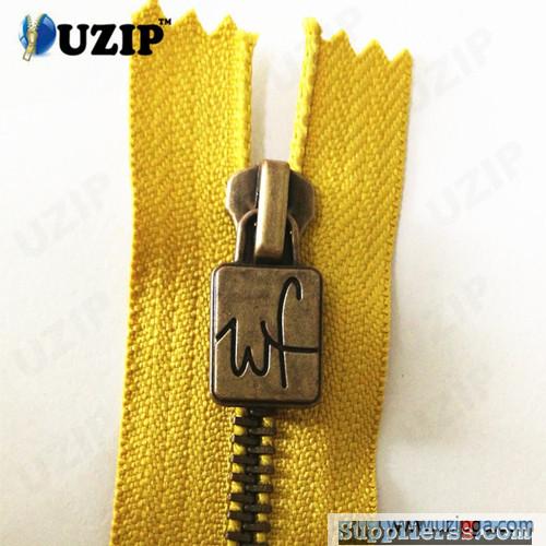 No 5 anti brass heavy duty metal zipper for jacket