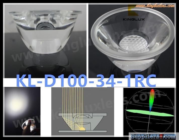narrow beam led glass TIR lenses for cree cob cxb3590 / bridgelux vero 29/ CITIZEN CLU048