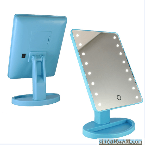 Touch Screen Battery Operated Cordless LED Lighted Vanity Makeup Mirrors