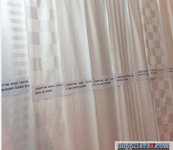 white fabric for hotel linen