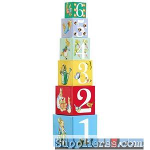 Alphabet Nesting and Stacking Blocks 10-Piece Play Set
