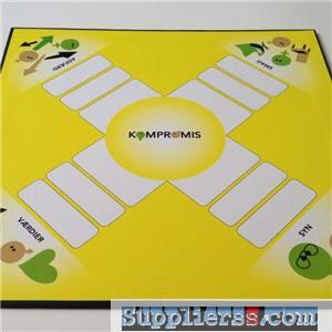 Paper Cardboard Color Printing Game Board with Black Wrap Cover