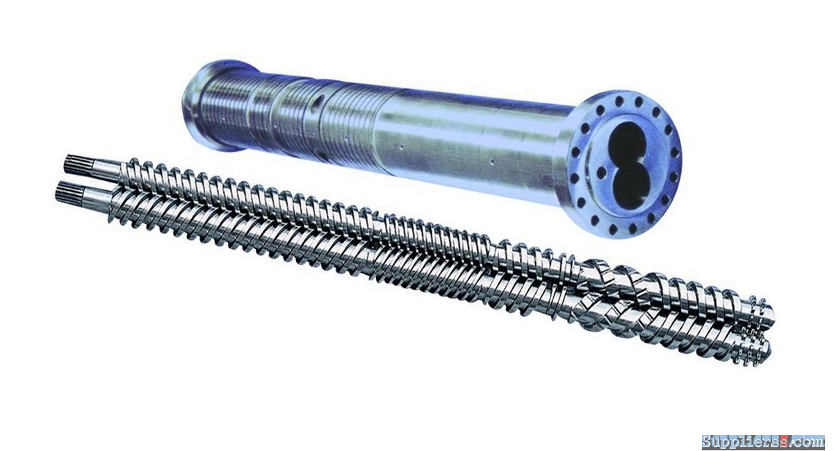 parllel twin screw double cylinder