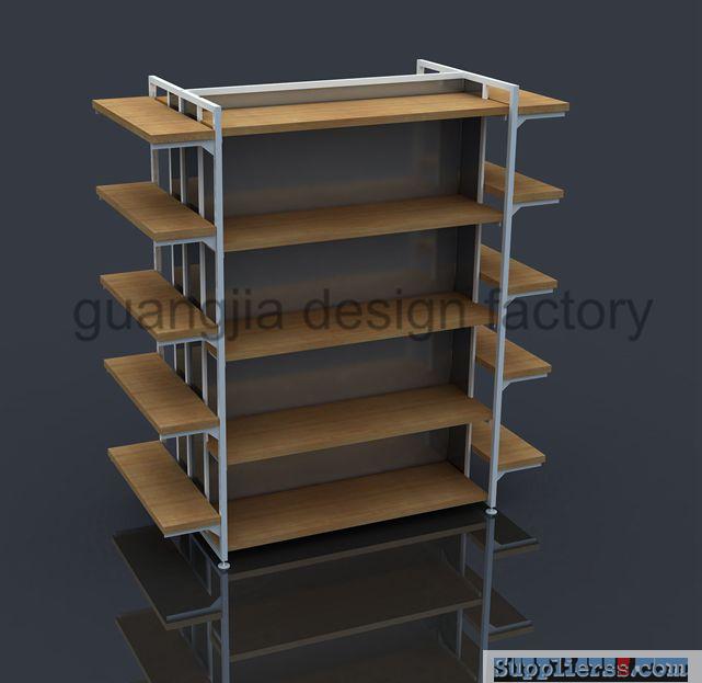 Gondola unit shelves miniso display rack