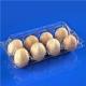 Practical Disposable PET Tray For The Protection Of 8 Eggs