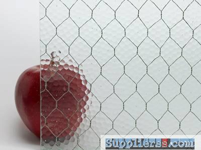 Corrugated or Flat Glass Used Chicken Wire Mesh