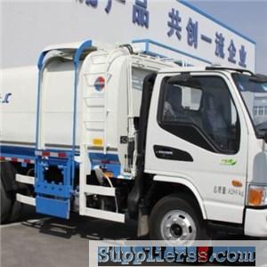 Heavy-duty Foton Bucket Side Lifting Garbage Truck Side Loader Garbage Truck Without Pedal