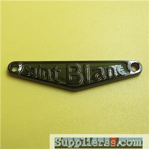 Top Quality Metal Plate for Clothing Enameled Garment Metal Plate Embossed Name Plate Tag