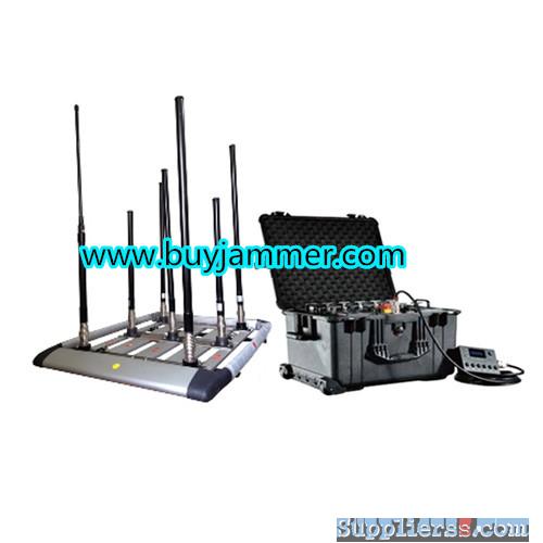 300W 4-8bands High Power up to 1500m Drone Jammer