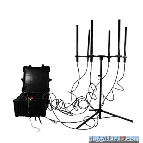 350W 4-8bands High Power Drone Jammer Jammer up to 2000m