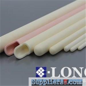 95 Alumina Ceramic Thermocouple Protection Tube Closed One End And Open Both End