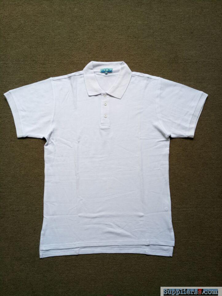 sell garment stocklot of mens 220g cotton s/s polo shirt