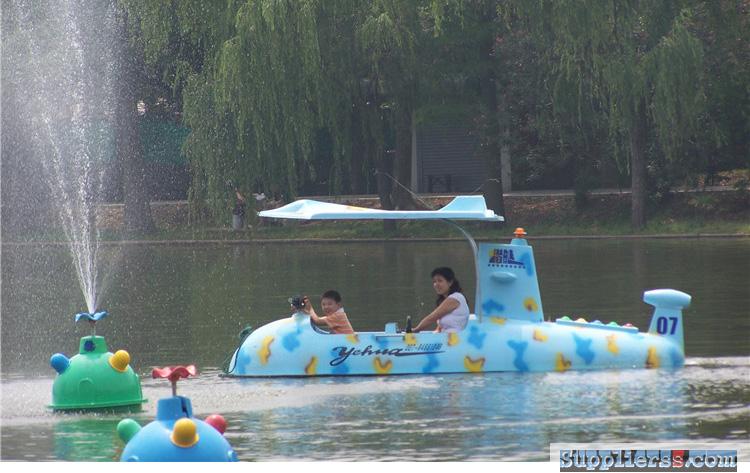 Water Boat Amusement Equipment Park Water Play Yehua Imitation Armored Car Laser Naval Shi
