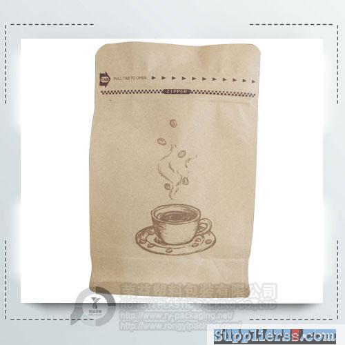 500g Resealable Flat Bottom Coffee Bag