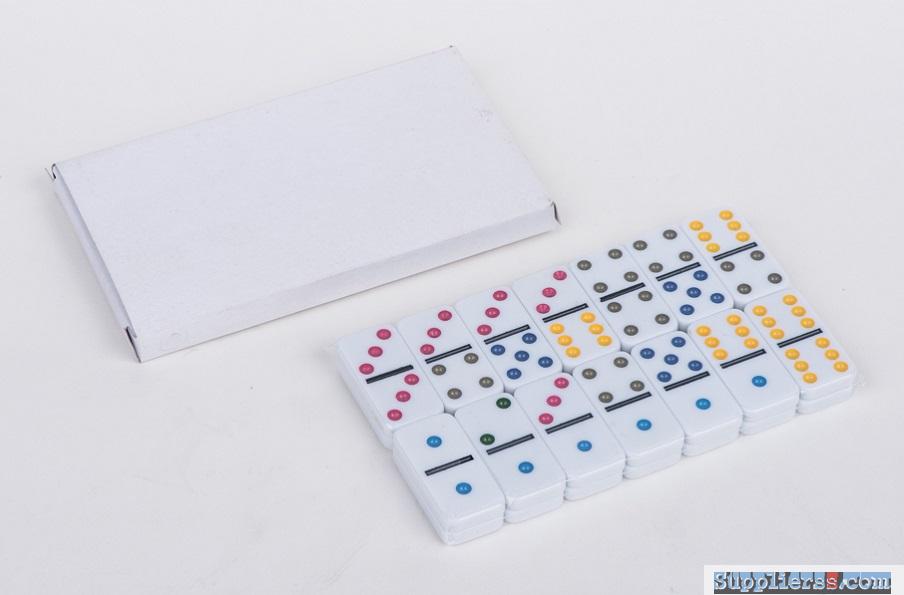 Colorful Dominoes Game In Color Box